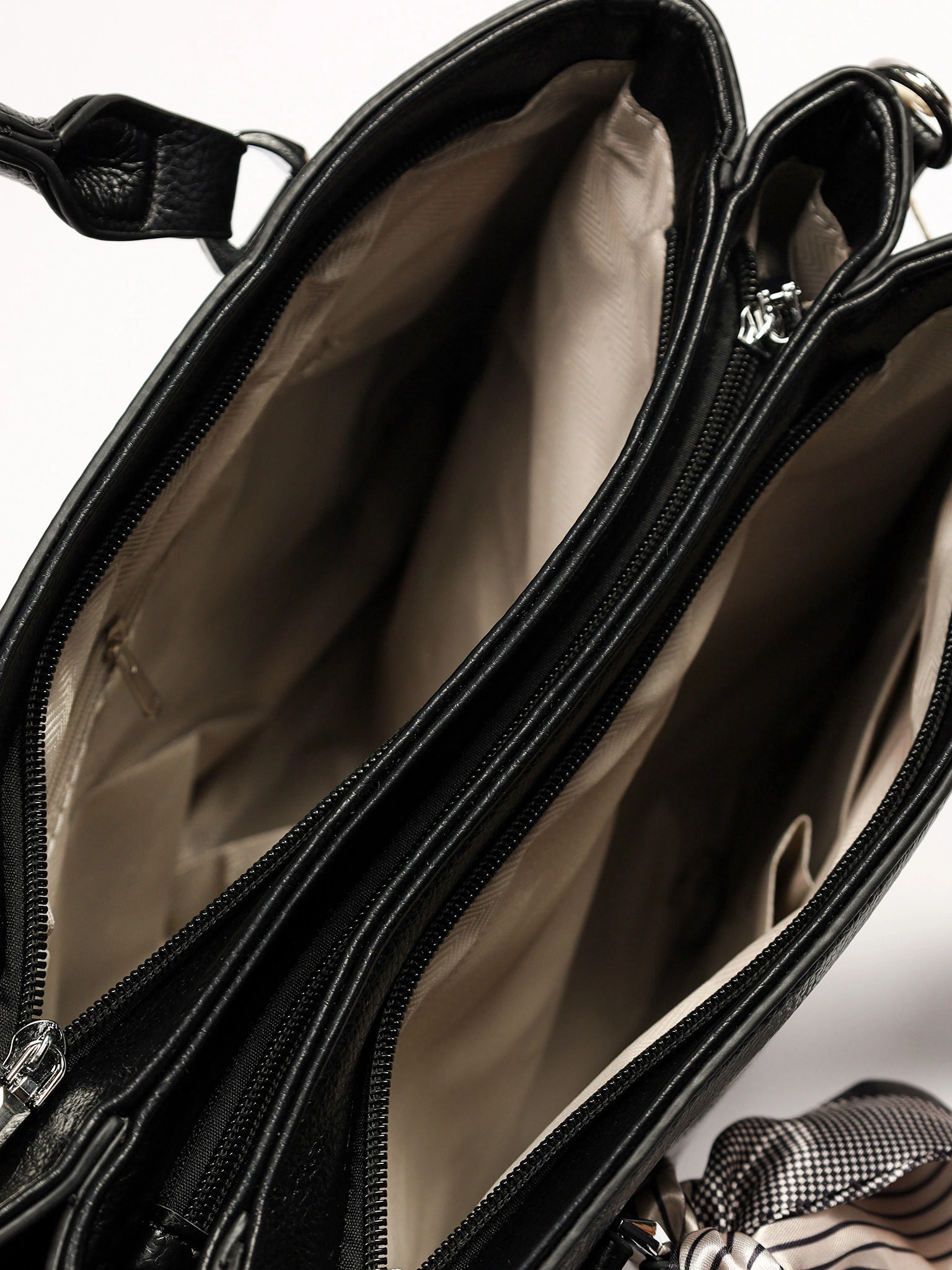 Сумка-тоут с декоративным платком в ассортименте